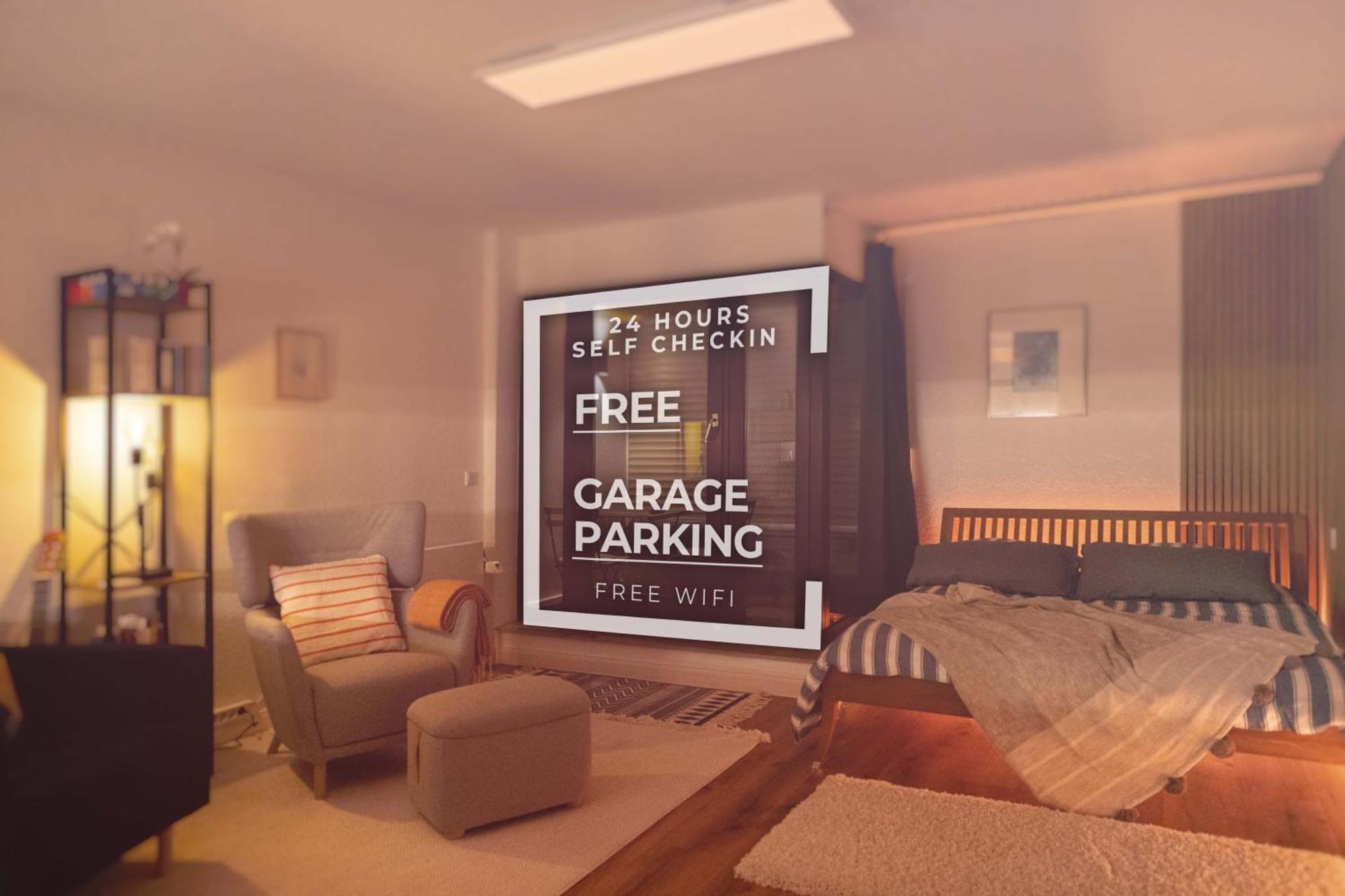 Hochwertig - Ruhig - Parkplatz - 15 Min Zur Messe Apartment ดุสเซลดอร์ฟ ภายนอก รูปภาพ